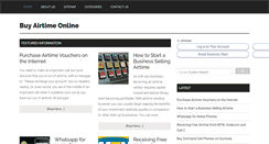 Desktop Screenshot of buyairtimeonline.co.za