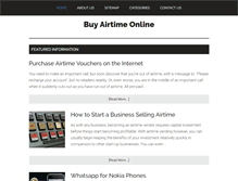 Tablet Screenshot of buyairtimeonline.co.za